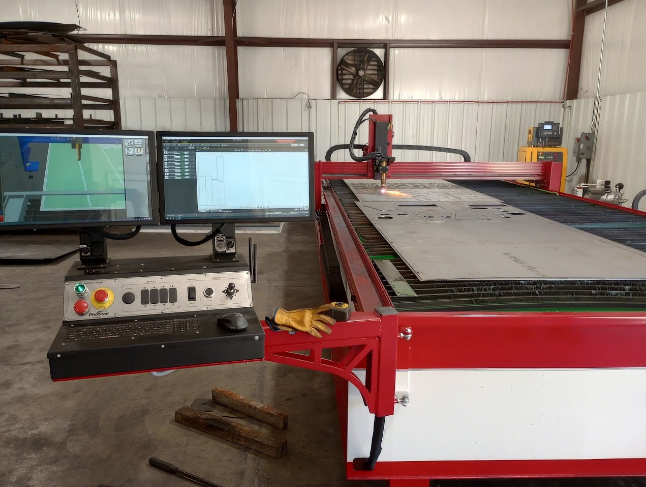 8' x 25' GenX CNC Plasma, 2024 - 400 amp Kjellberg Power supply - Image 3
