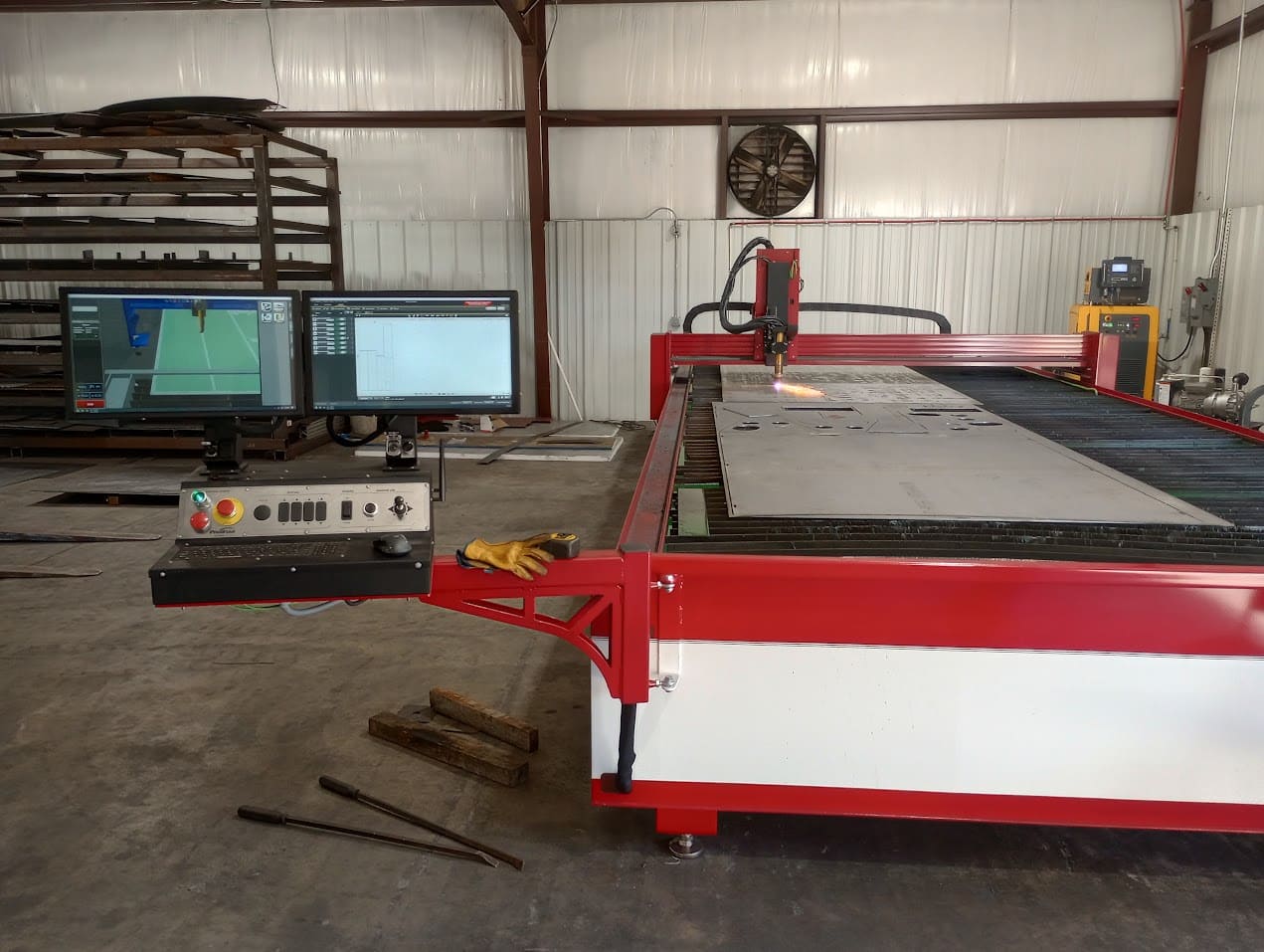 8' x 25' GenX CNC Plasma, 2024 - 400 amp Kjellberg Power supply - Image 4