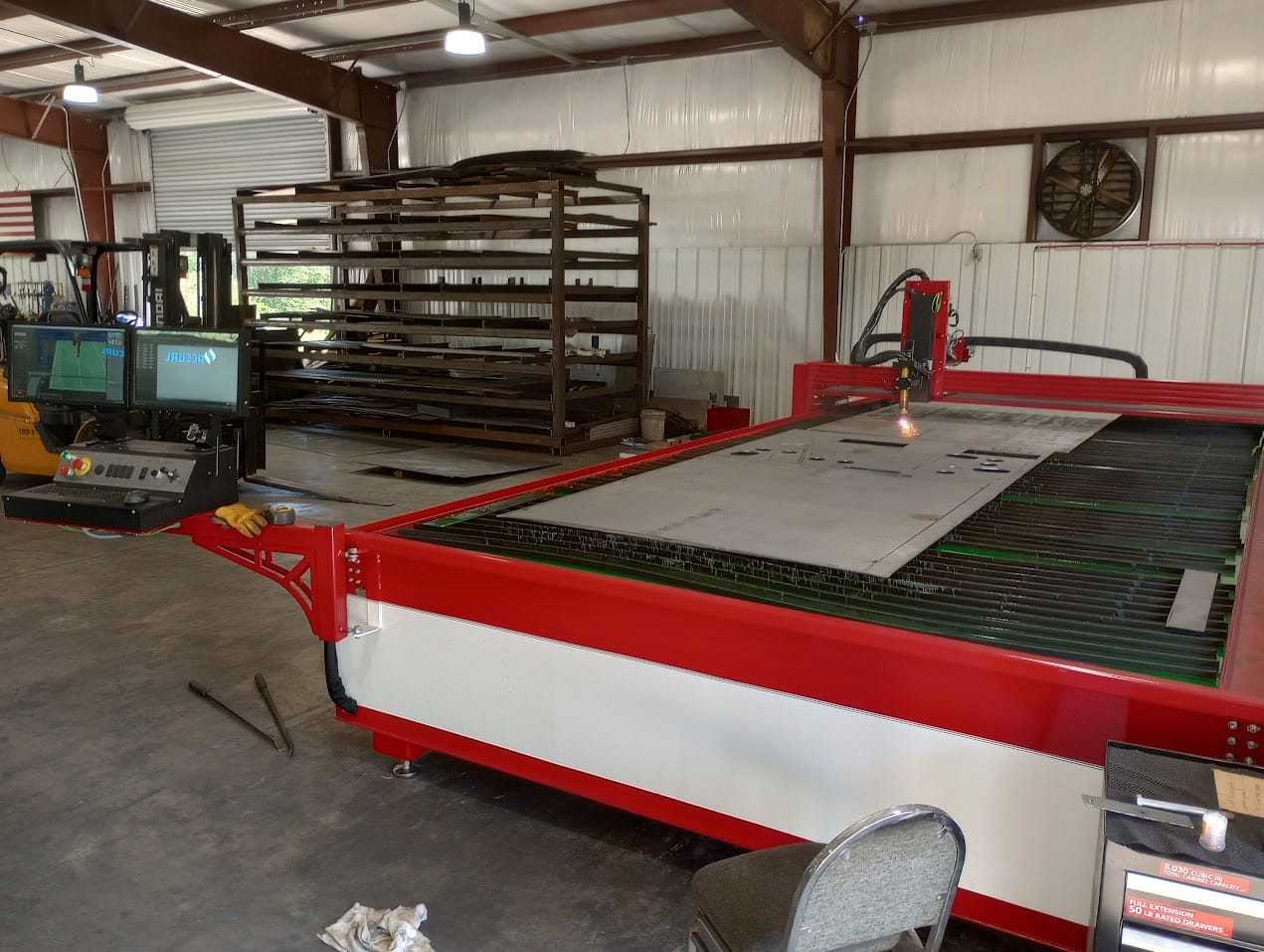 8' x 25' GenX CNC Plasma, 2024 - 400 amp Kjellberg Power supply - Image 5