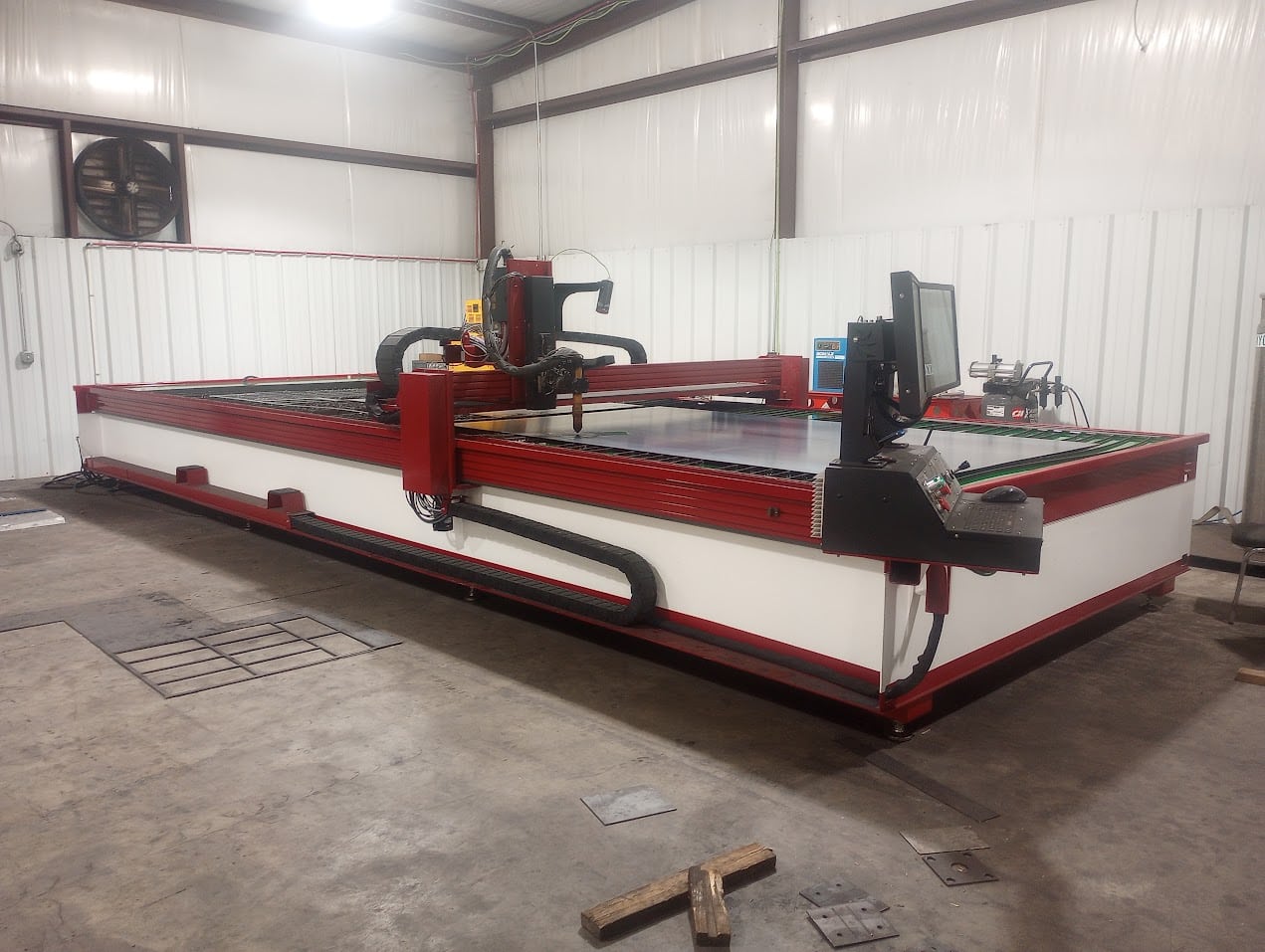 8' x 25' GenX CNC Plasma, 2024 - 400 amp Kjellberg Power supply - Image 10