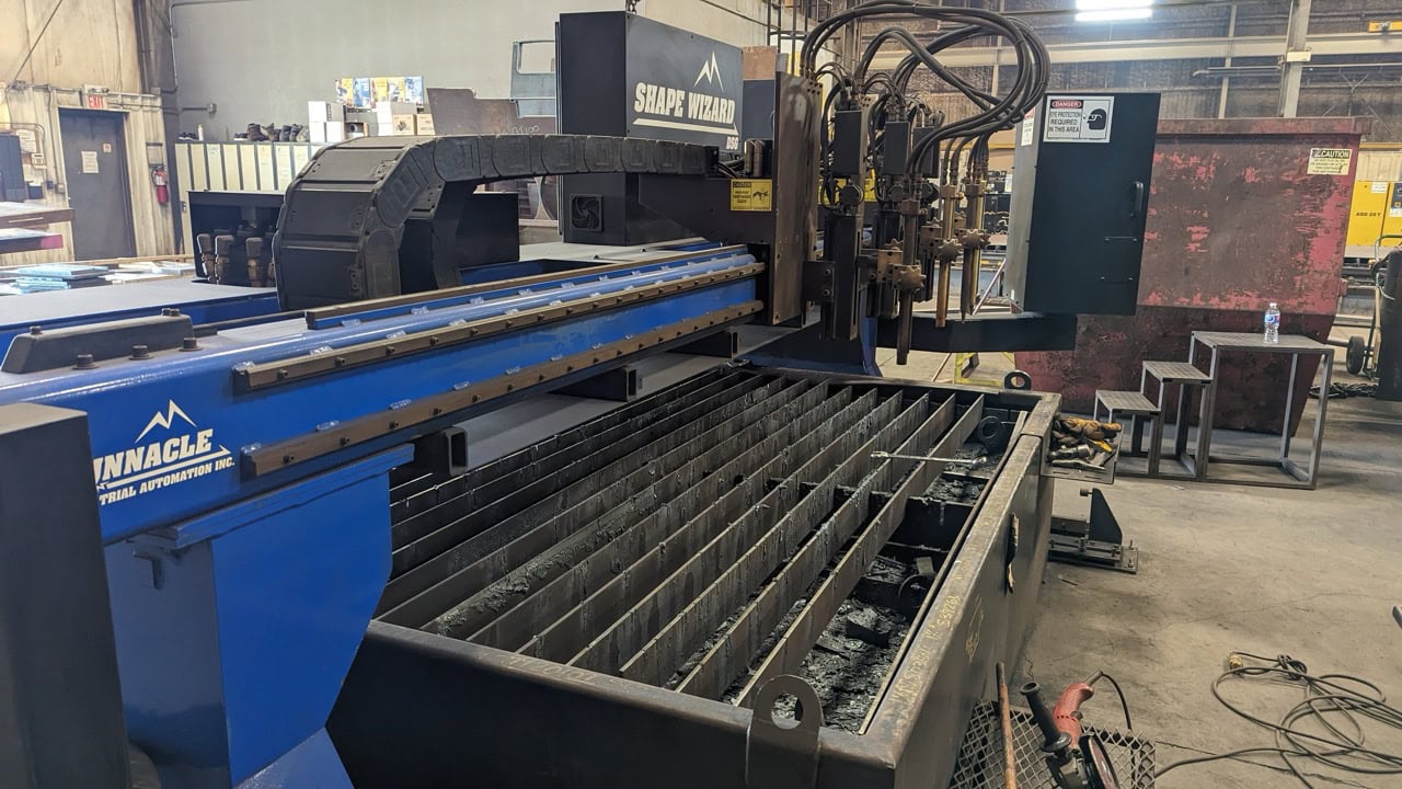8' x 24' Pinnacle DSG ShapeWizard Oxyfuel - Plasma Cutting System, 2015 - Image 7