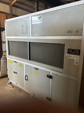 DryGair DG 6 (SDRG-504GHF) Dehumidifier with Heating and Cooling Elements, For Greenhouses up to 21,000 Sq Ft. 2019 - Never Used, Testing Hours Only