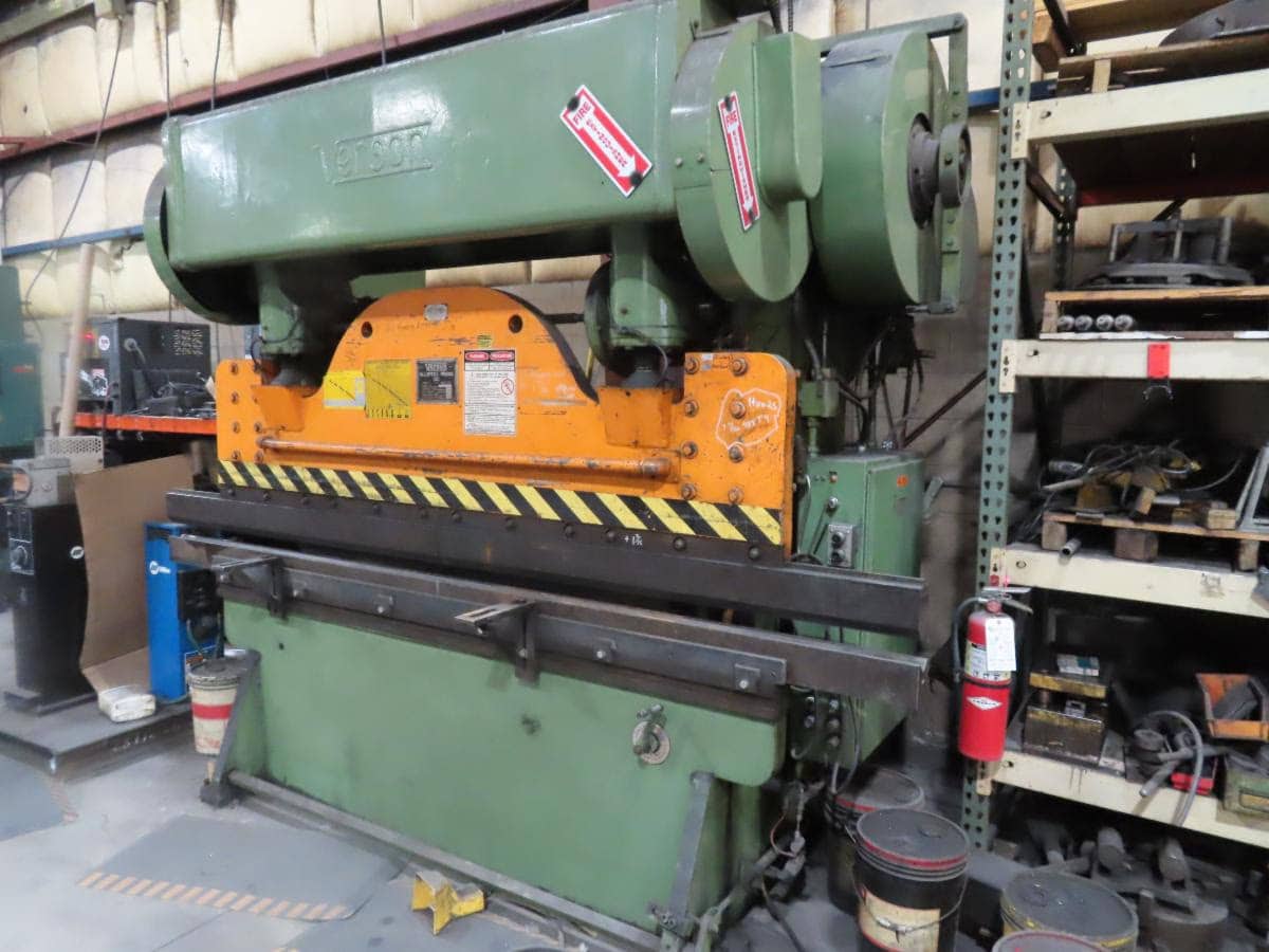 90 Ton x 10' Verson 306-90 Mechanical Press Brake - Great condition
