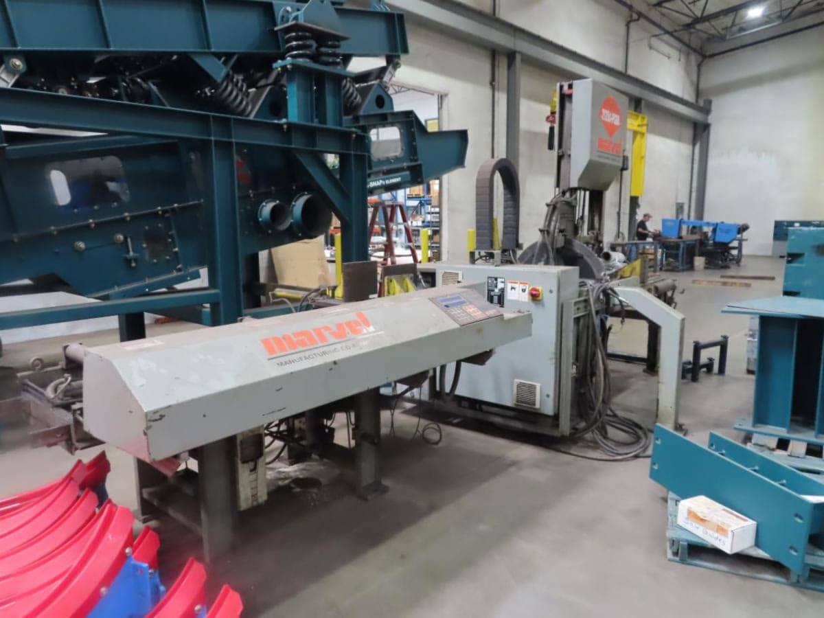 Marvel 2125A-PC60 Automatic Vertical Tilt-Frame Bandsaw, 2006 - Image 6