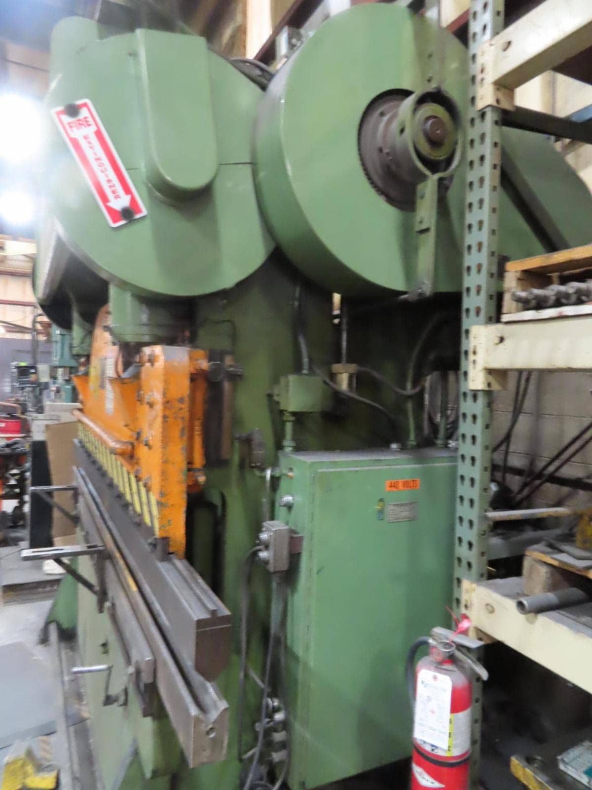 90 Ton x 10' Verson 306-90 Mechanical Press Brake - Great condition - Image 4
