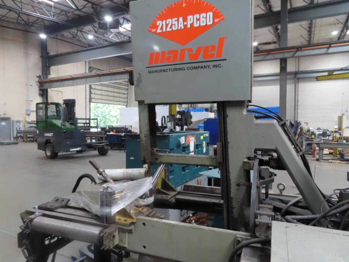 Marvel 2125A-PC60 Automatic Vertical Tilt-Frame Bandsaw, 2006 - Image 5