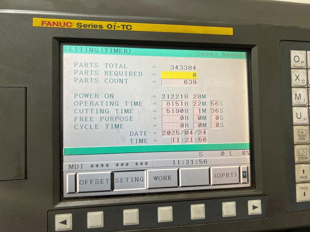 Hwacheon CUTEX-240 CNC Lathe, 2006 - Image 7