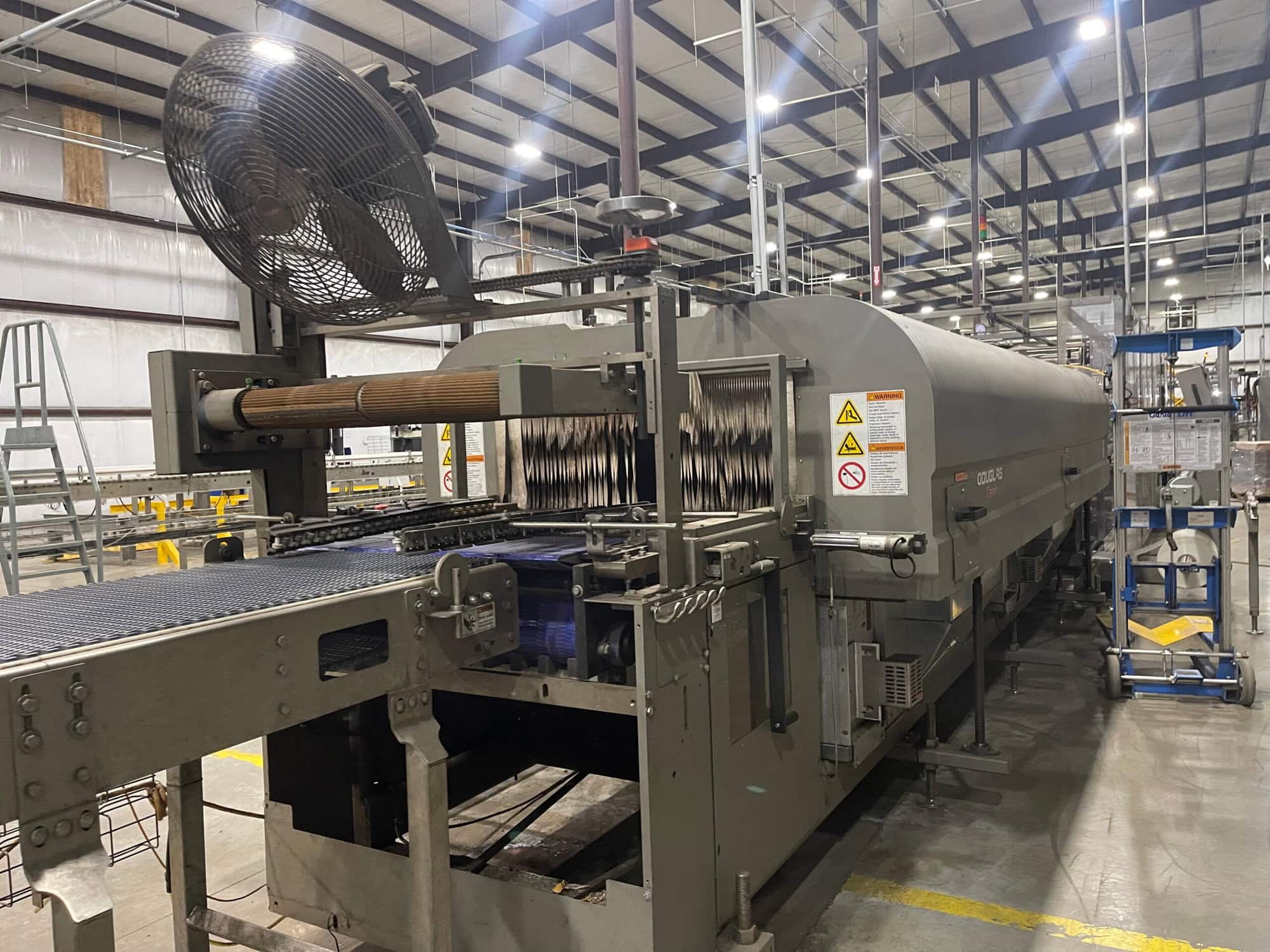 Douglas SPS-60 Shrink Wrap Line with Trivex Uploader & Alvey 891i Palletizer – Fully Integrated Turnkey Beverage Variety Pack System - Image 2