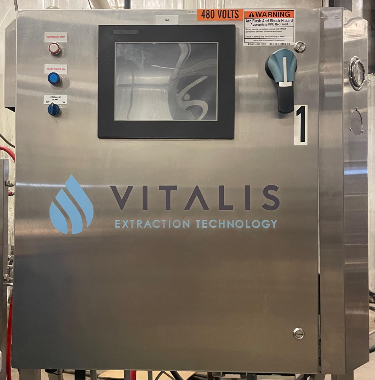 Skid-Mounted Vitalis R-200-H Extraction System – Fully Integrated & Production Ready - Image 3