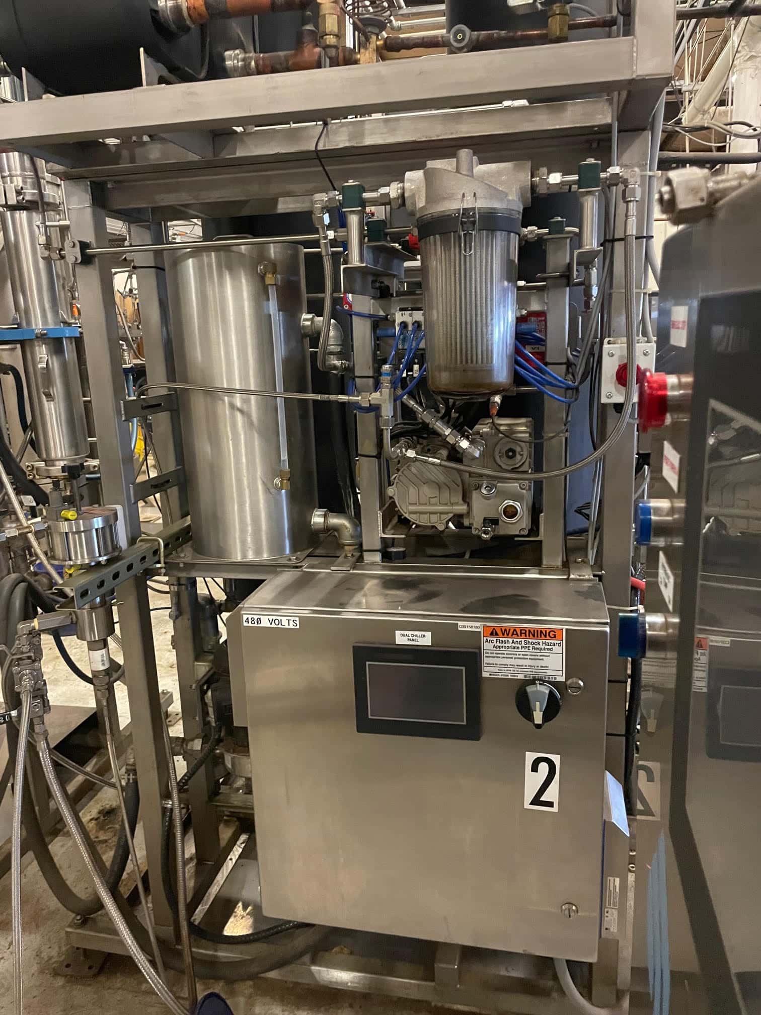 Vitalis R-200-H CO₂ Extraction Line with Full Thermal, Hydraulic & Control Support - Image 3