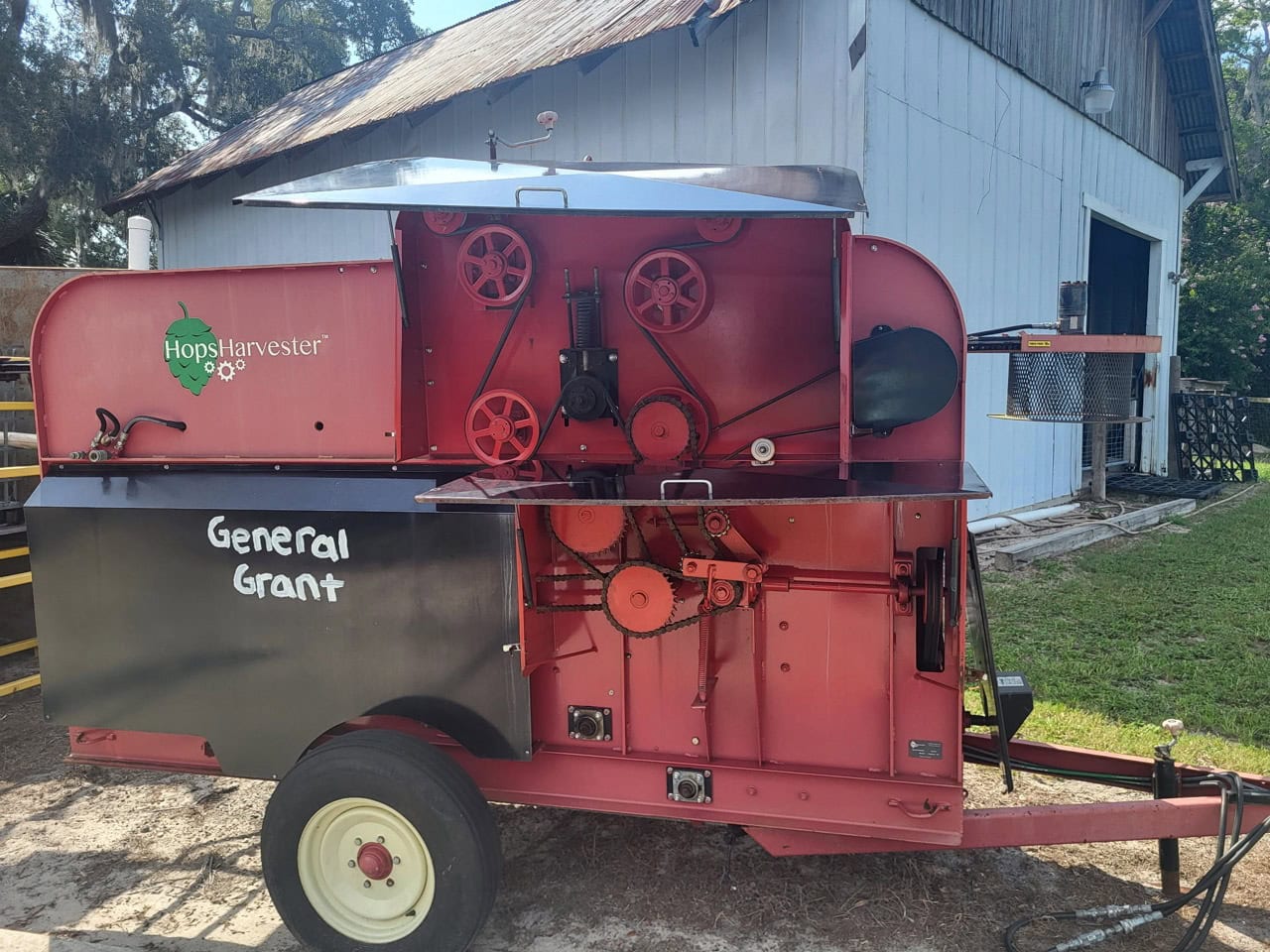 2017 HopsHarvester Hopster 5P Mobile Hop Harvester, PTO-Driven, ~40 Hours, Operational Video - Image 3