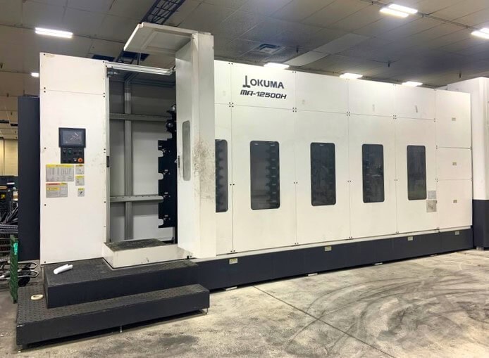 Okuma MA-12500H CNC Horizontal Machining Center, 2014 - Through Spindle Coolant; Two Pallet Changer