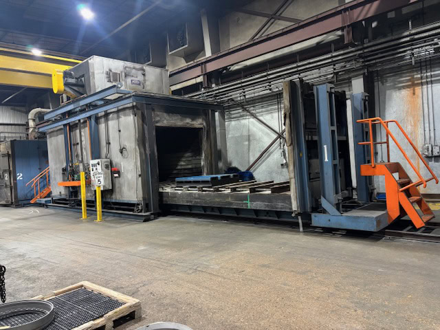 750° Advanced Process Equipment Car Bottom Oven, 2002