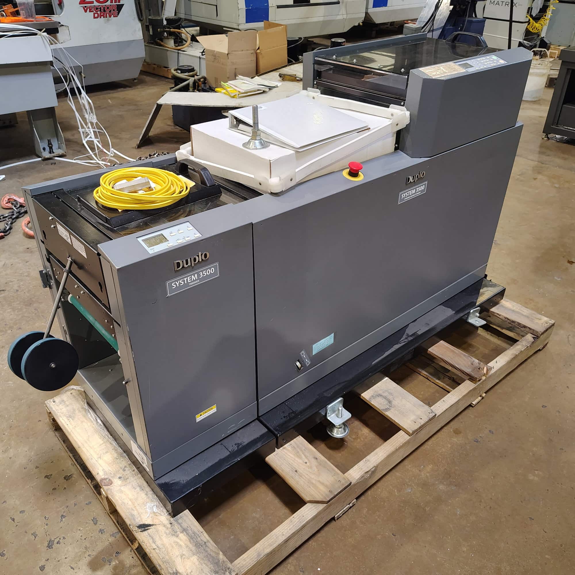 Duplo System 3500 Booklet Maker; 2011 w/ 445 Creaser & Feeder; 2018 - Fully Automated
