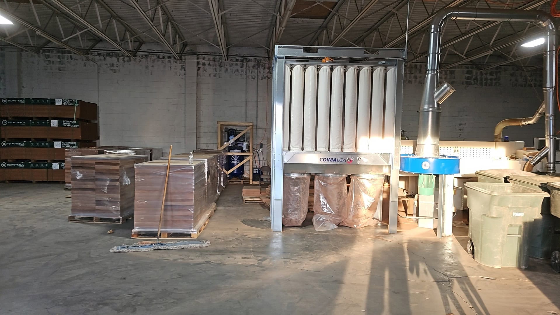SCM Gabbiani P75 Beam Saw, 2019 - LOW HOURS, Dust Collector - Image 6