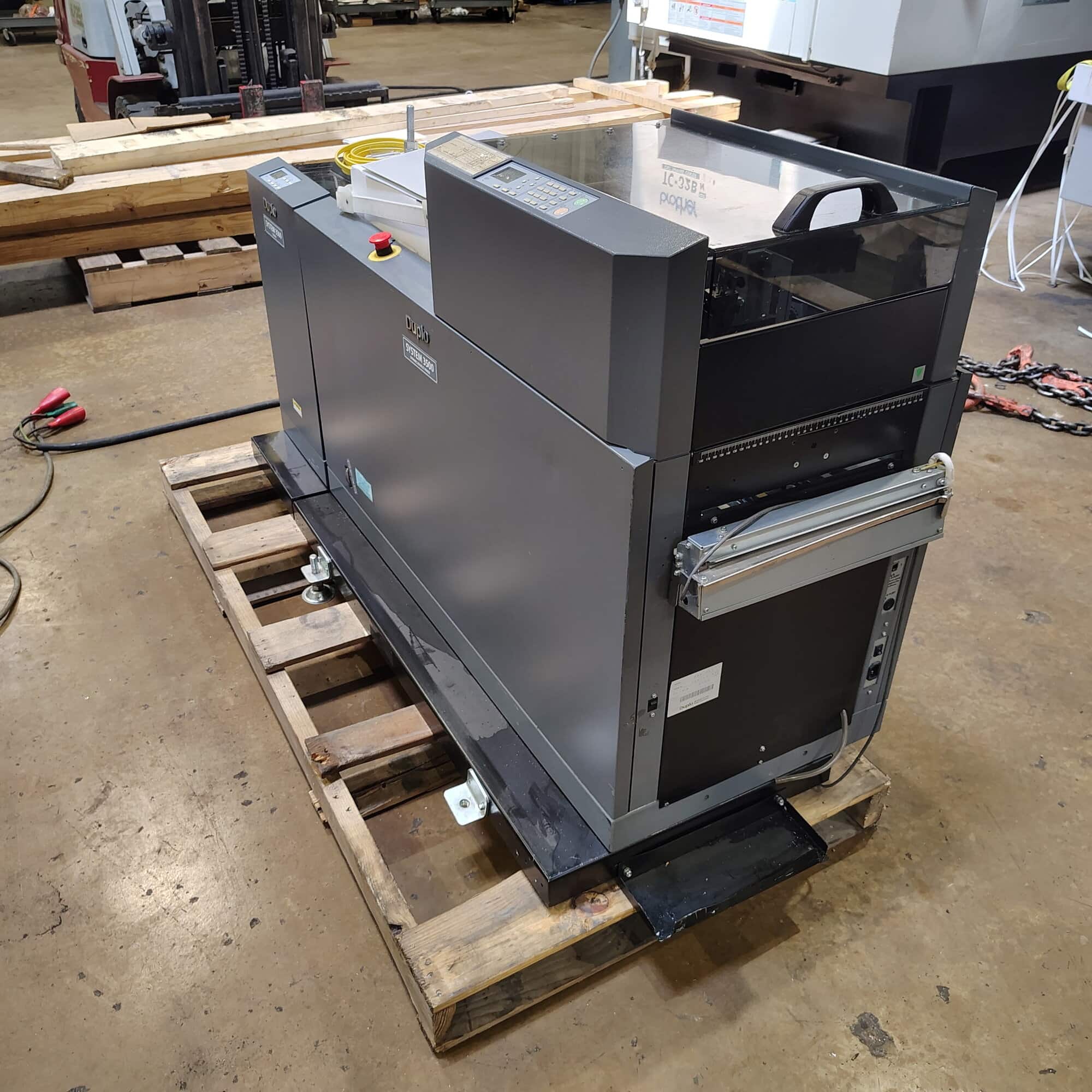 Duplo System 3500 Booklet Maker; 2011 w/ 445 Creaser & Feeder; 2018 - Fully Automated - Image 2