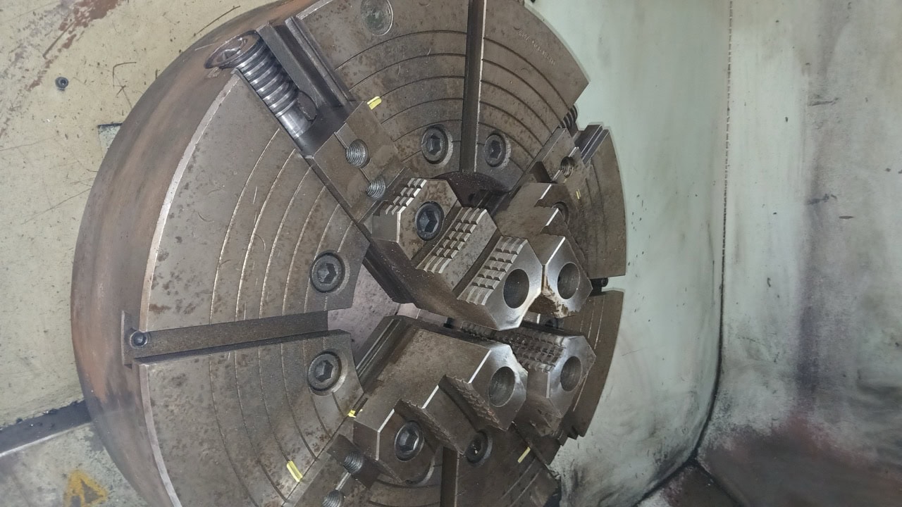 37.4" x 156" Hankook Protec 9NC 10" Spindle Bore, Dual Chucks, 2006 - Chip Conveyor, 8 Station Turret - Image 13