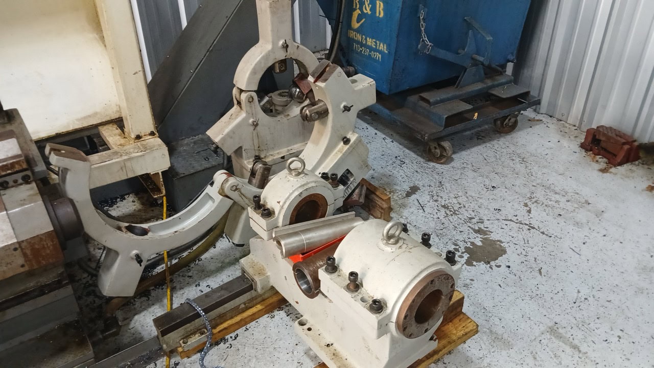 37.4" x 156" Hankook Protec 9NC 10" Spindle Bore, Dual Chucks, 2006 - Chip Conveyor, 8 Station Turret - Image 20