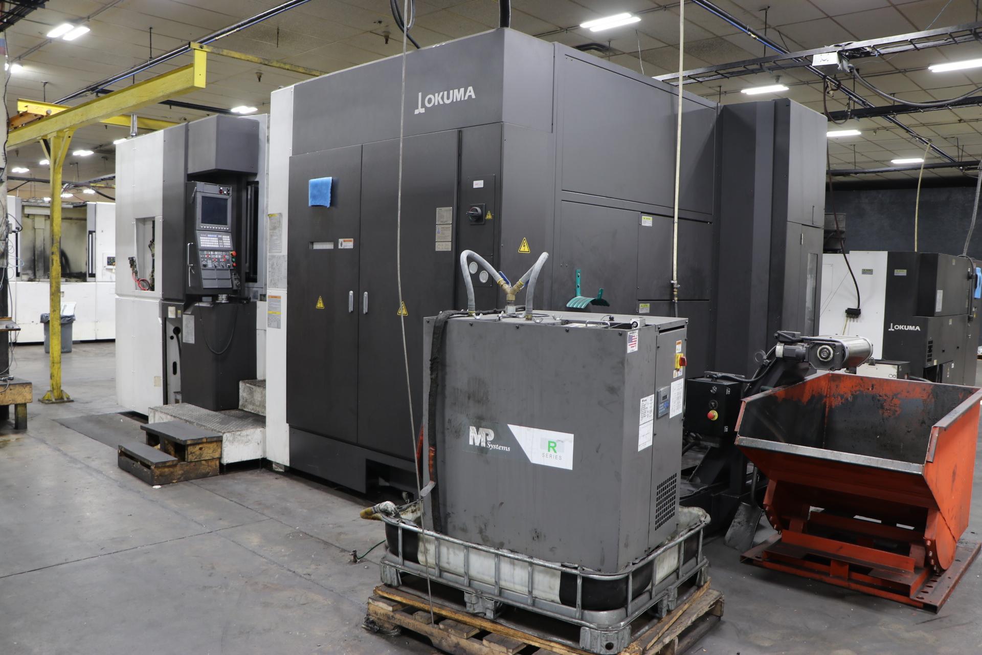 Okuma MA-600HII CNC Horizontal Machining Center, 2019 - Chip Conveyor, Through Spindle Coolant - Image 3