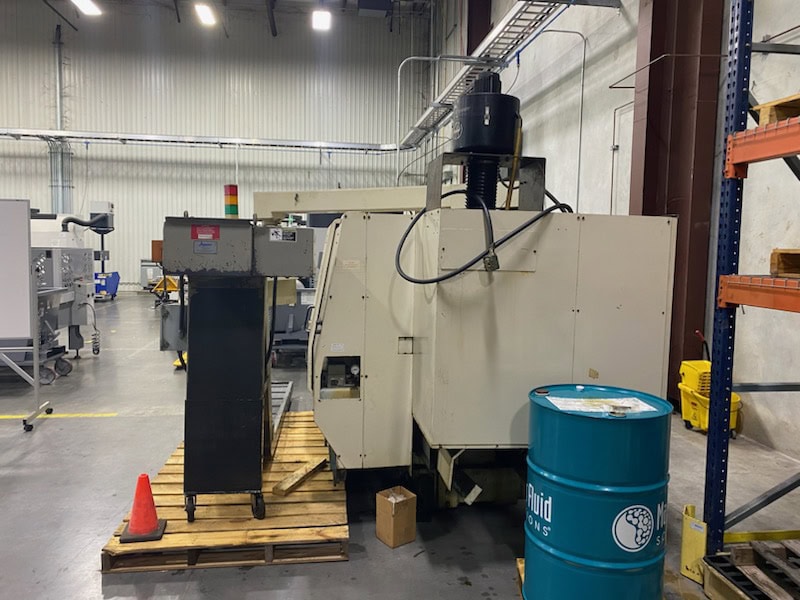 Okuma LU15 CNC Lathe, 2002 - Tailstock, Chip Conveyor - Image 3