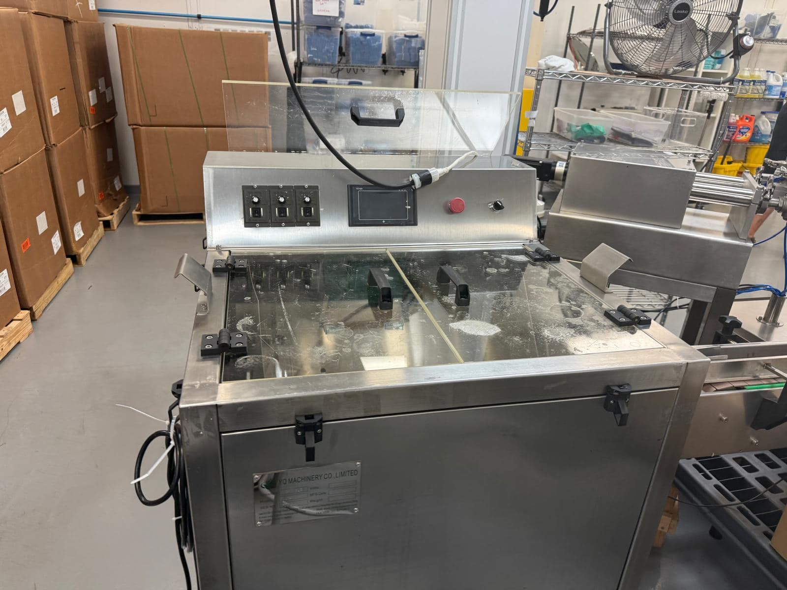 YQ MACHINERY CO YQLP-100 Bottle Unscrambler and YQGZ-50 Automatic Liquid Filling and Capping Machine for CBD, Vape, Oils, Tinctures, 2018 - Image 3