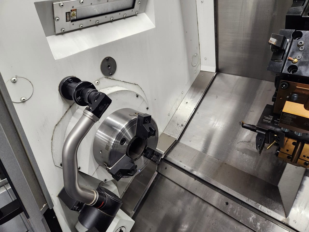Okuma LB-3000 EXII MYW CNC Lathe, 2023 - Big Bore, Sub Spindle, Live Tooling, Parts Catcher - Image 3