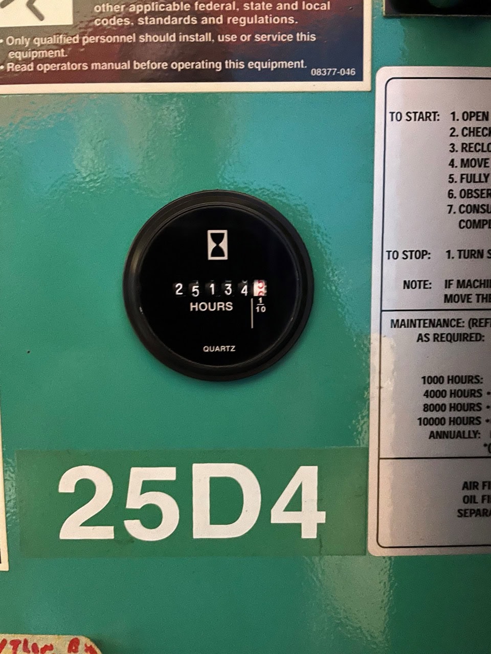 25 HP Sullivan-Palatek 25D4J Rotary Screw Air Compressor, 2004 - Image 4