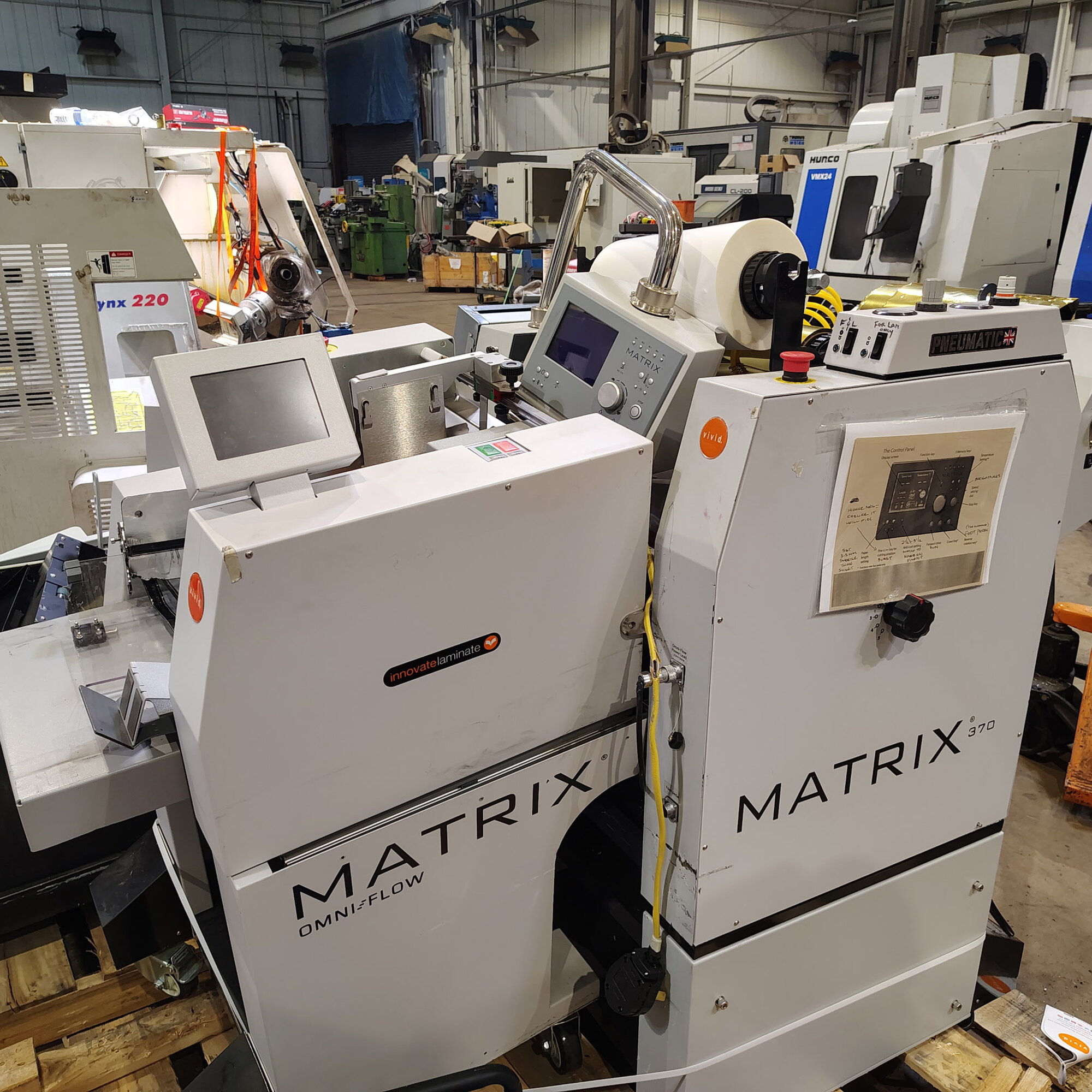 Matrix MX-370P Pneumatic Laminator, 2021 – 14.5” Width, Semi-Auto, Sleeking/Single-Sided - Image 6