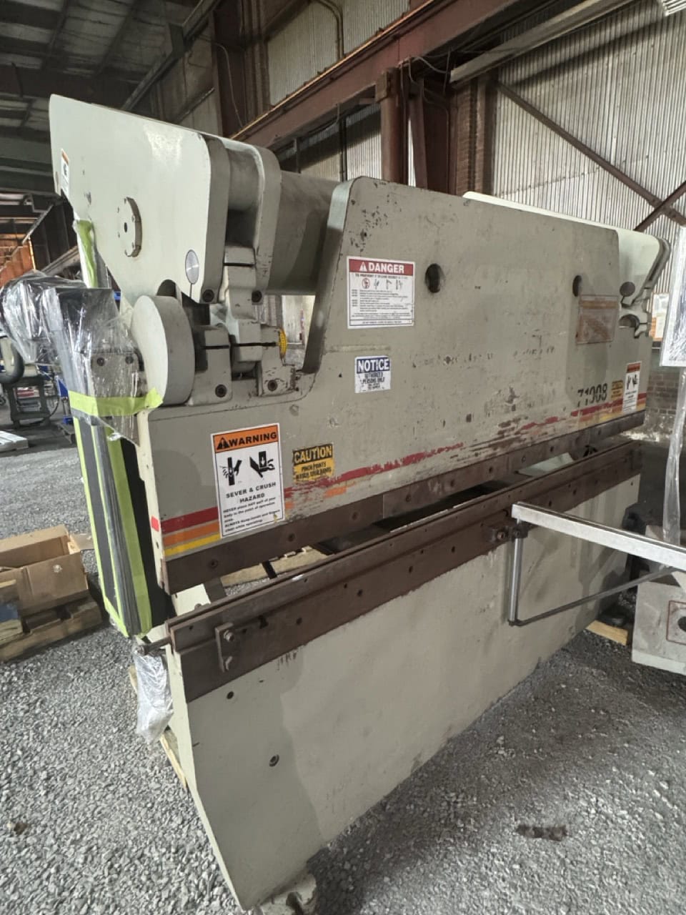 100 Ton x 8' Accurpress 71008 Press Brake, 2003 - Image 3