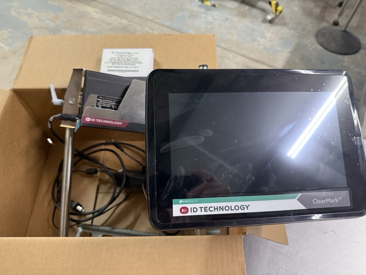 ID Technology ClearMark 1/2" CPQ-Inkjet TIJ Thermal Ink Jet Printer - Never Used, Still in Original Packaging, 2021