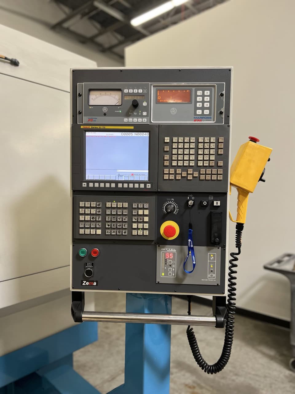 Zema Numerika GH-1000 CNC Cylindrical Grinding Machine, 2018 - Tailstock, Fanuc 0i TD, Dressing Spindle - Image 10