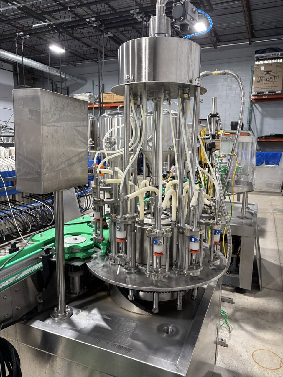 Zhangjiagang Bottling Line for Glass Bottles with Bottle Washer, Filler, Crowner, and Labeler - Image 12