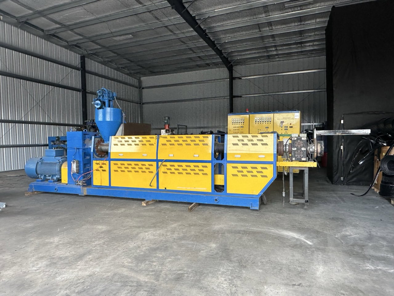 Dalian SJ130/31 Single Screw Granulation Line – 130mm, 160kW, Full Water Ring System, Complete Line