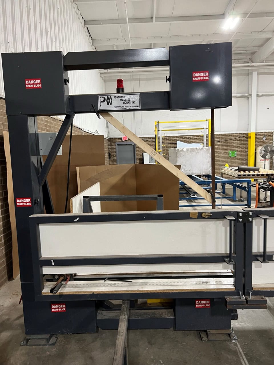 Pontotoc PKG-565 Foam Band Saw Cutter, 2015 – 480V, Heavy-Duty Table System for EPS/Polyurethane Blocks
