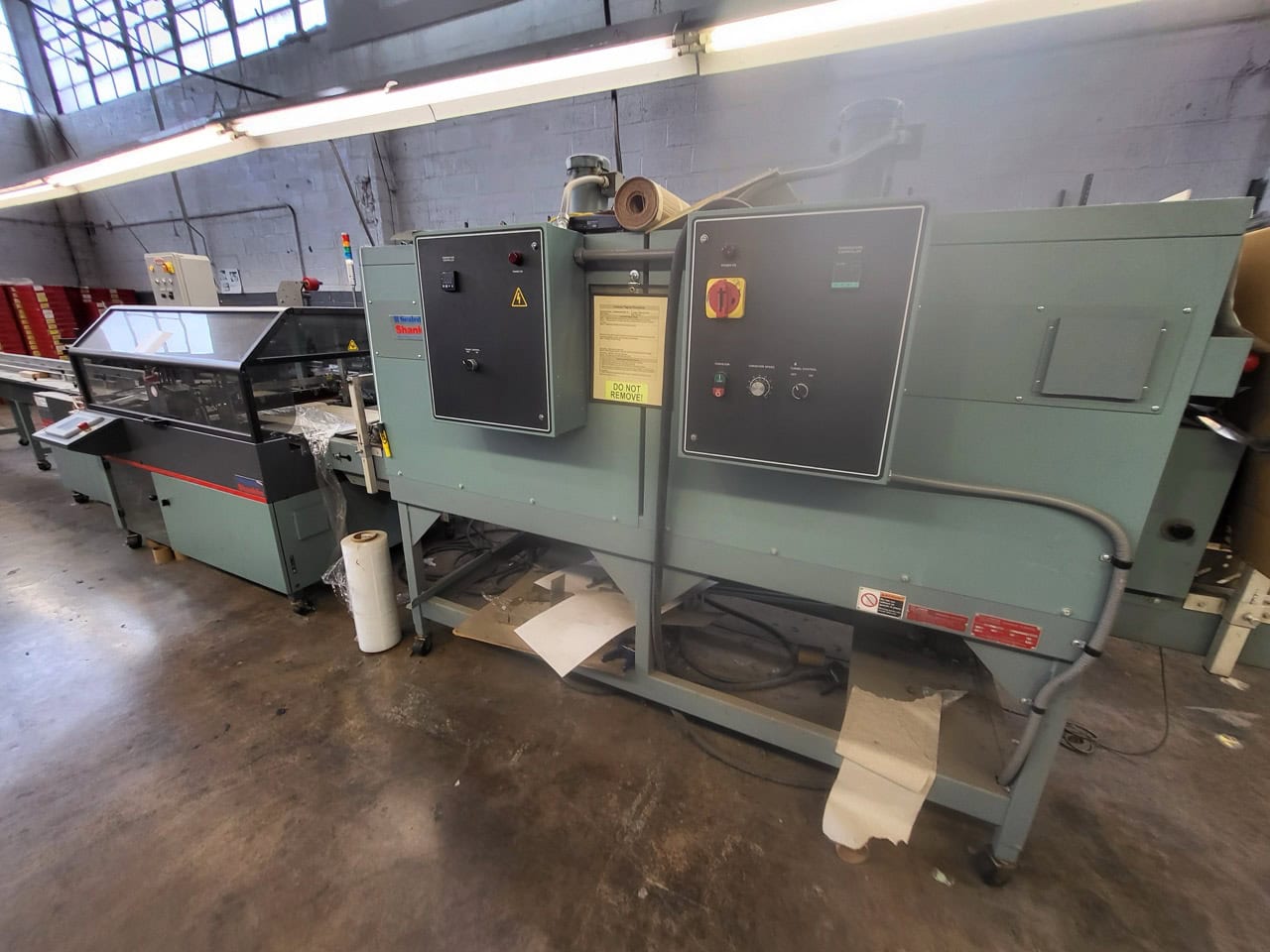 Shanklin OMNI-SLRS Shrink Wrapper with extended Lugged Infeed and T-72H Double Chamber Heat Tunnel, 2007 - Need Gone ASAP - Image 7