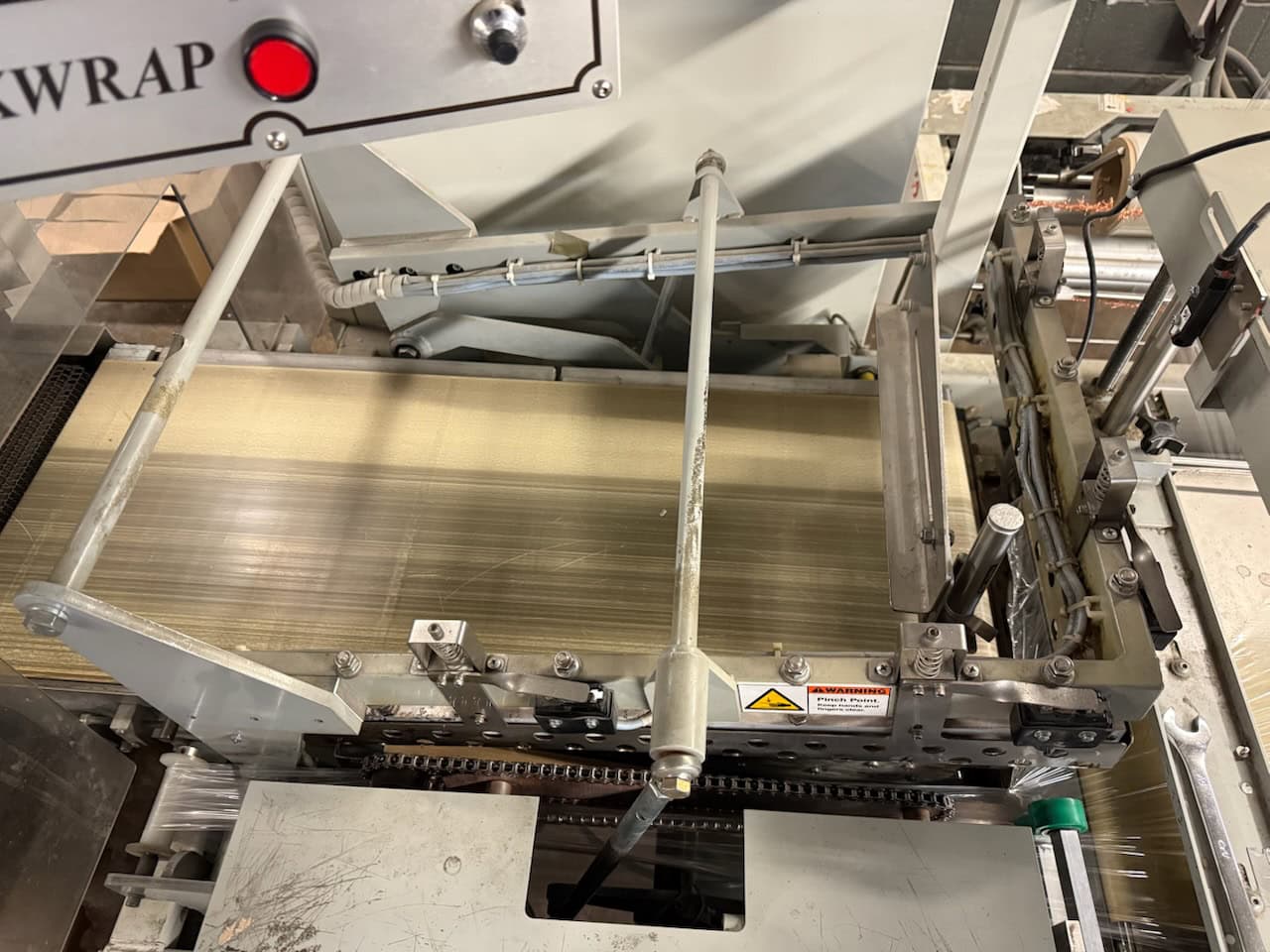 Texwrap 2219 Automatic Shrink Wrapper with Closing Conveyor for Small Product, Extended Lugged Infeed and Texwrap T-1322 Dual Chamber Heat Tunnel, 2001 - Need Gone ASAP - Image 3