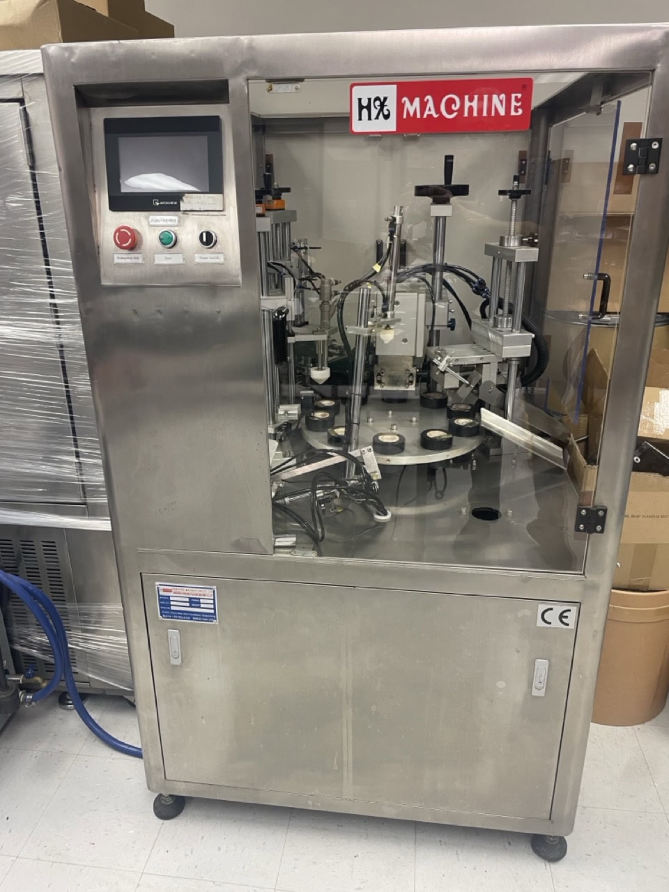 Automated 10‑Station Ultrasonic Tube Filling & Sealing Machine – HX‑009