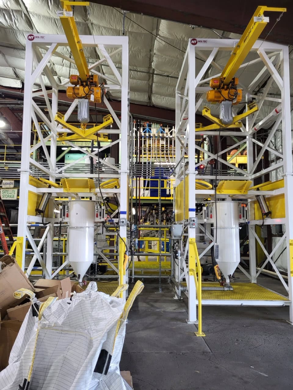 Nol-Tec BBU & LIW Powder Handling System – Twin Tower, Dual Feeder, Dilute Phase Pneumatic Transfer