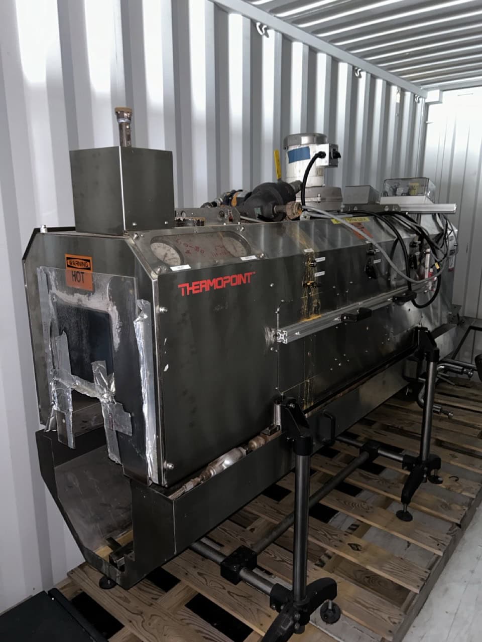 Axon ThermoPoint Shrink Sleeve Heat Tunnel System with Conveyor – Stainless, Inline, Electric