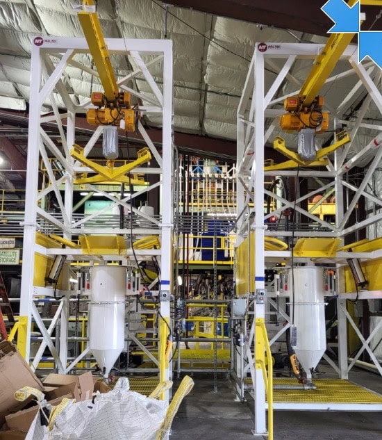 Nol-Tec BBU & LIW Powder Handling System – Twin Tower, Dual Feeder, Dilute Phase Pneumatic Transfer - Image 2