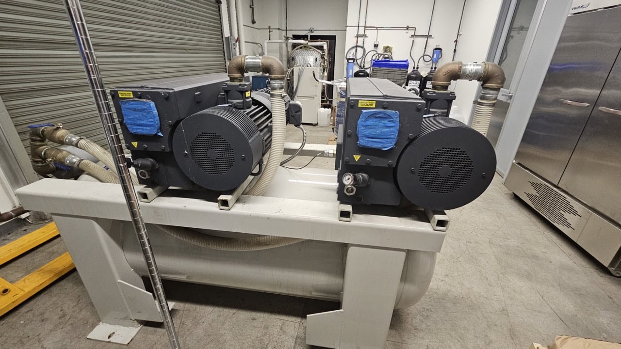 Twin 10 HP Powerex Rotary Vane Medical Air Compressor System w/ Baldor Super-E Motors - Image 2