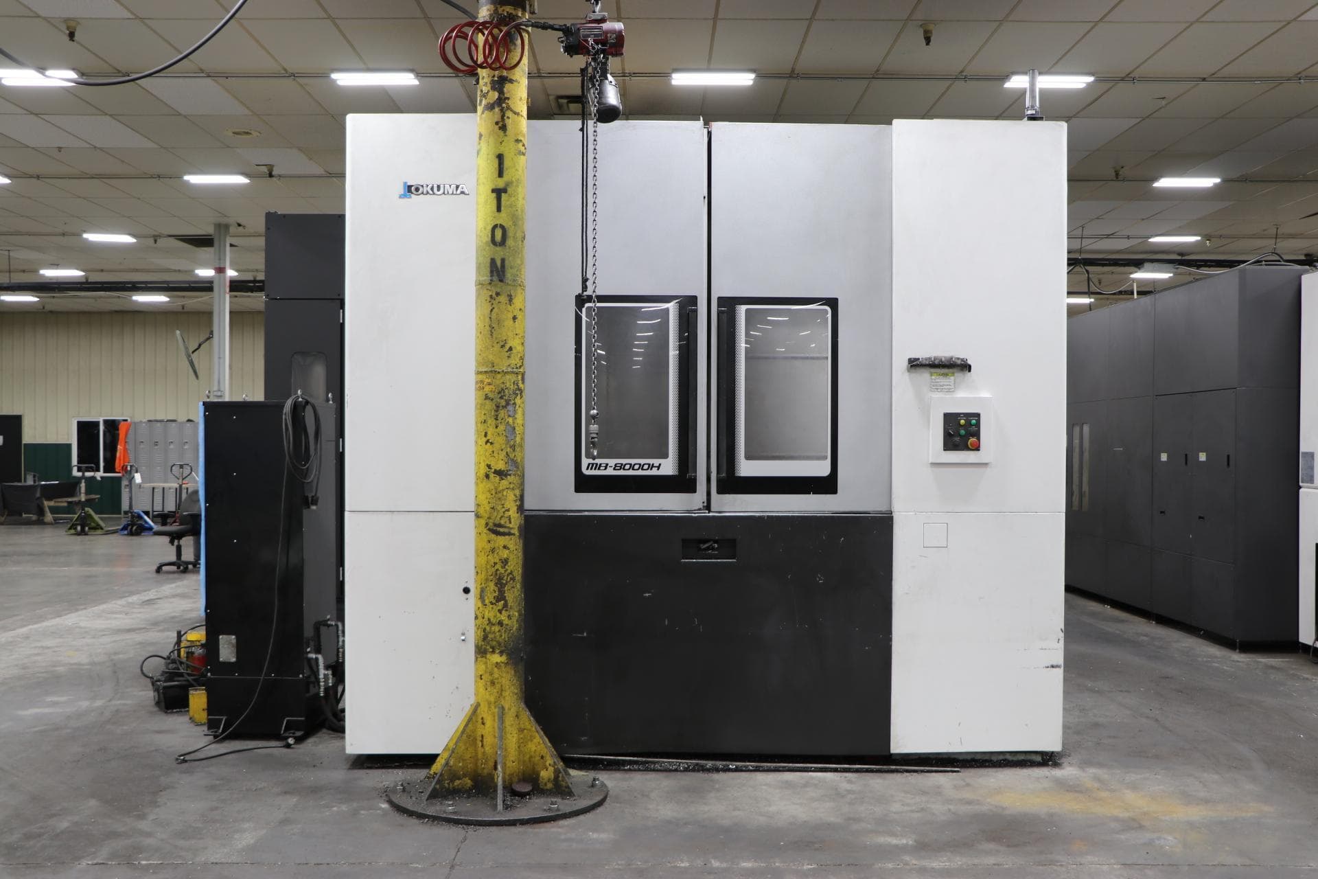 Okuma MB-8000H CNC Horizontal Machining Center, 2021 - Through Spindle Coolant; Chip Conveyor