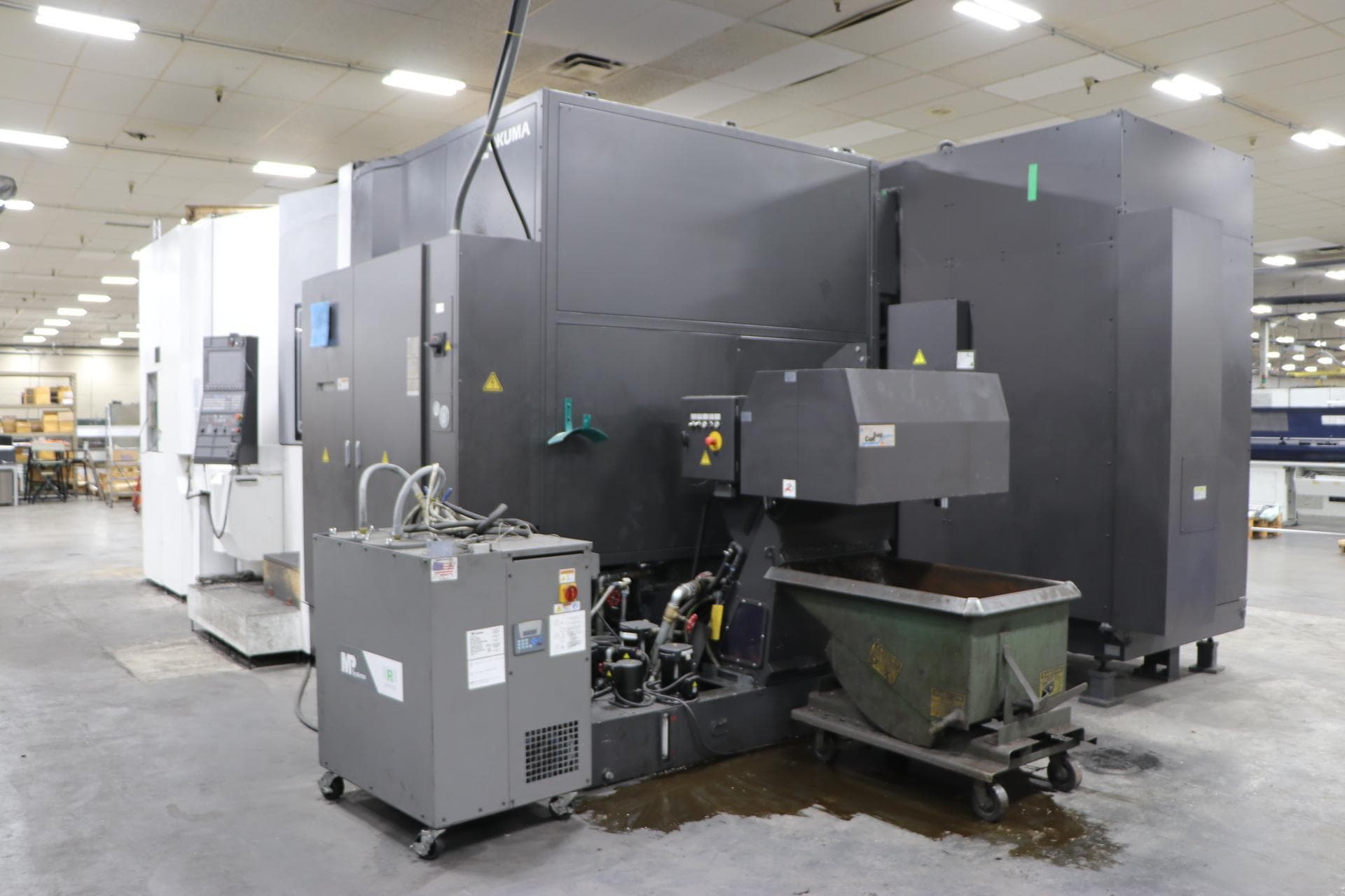 Okuma MB-8000H CNC Horizontal Machining Center, 2021 - Through Spindle Coolant; Chip Conveyor - Image 3