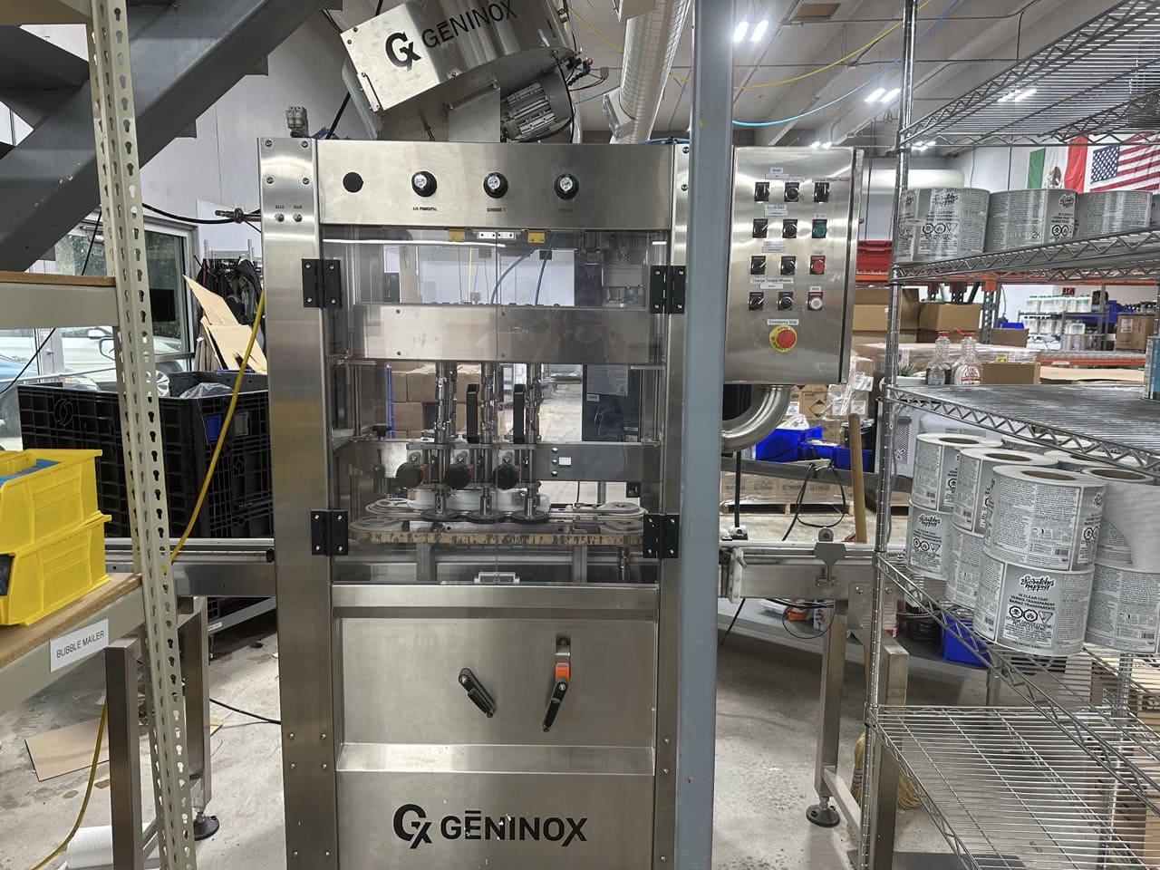 Geninox Spindle Capper with Bowl Feeder, 2020 - Image 3