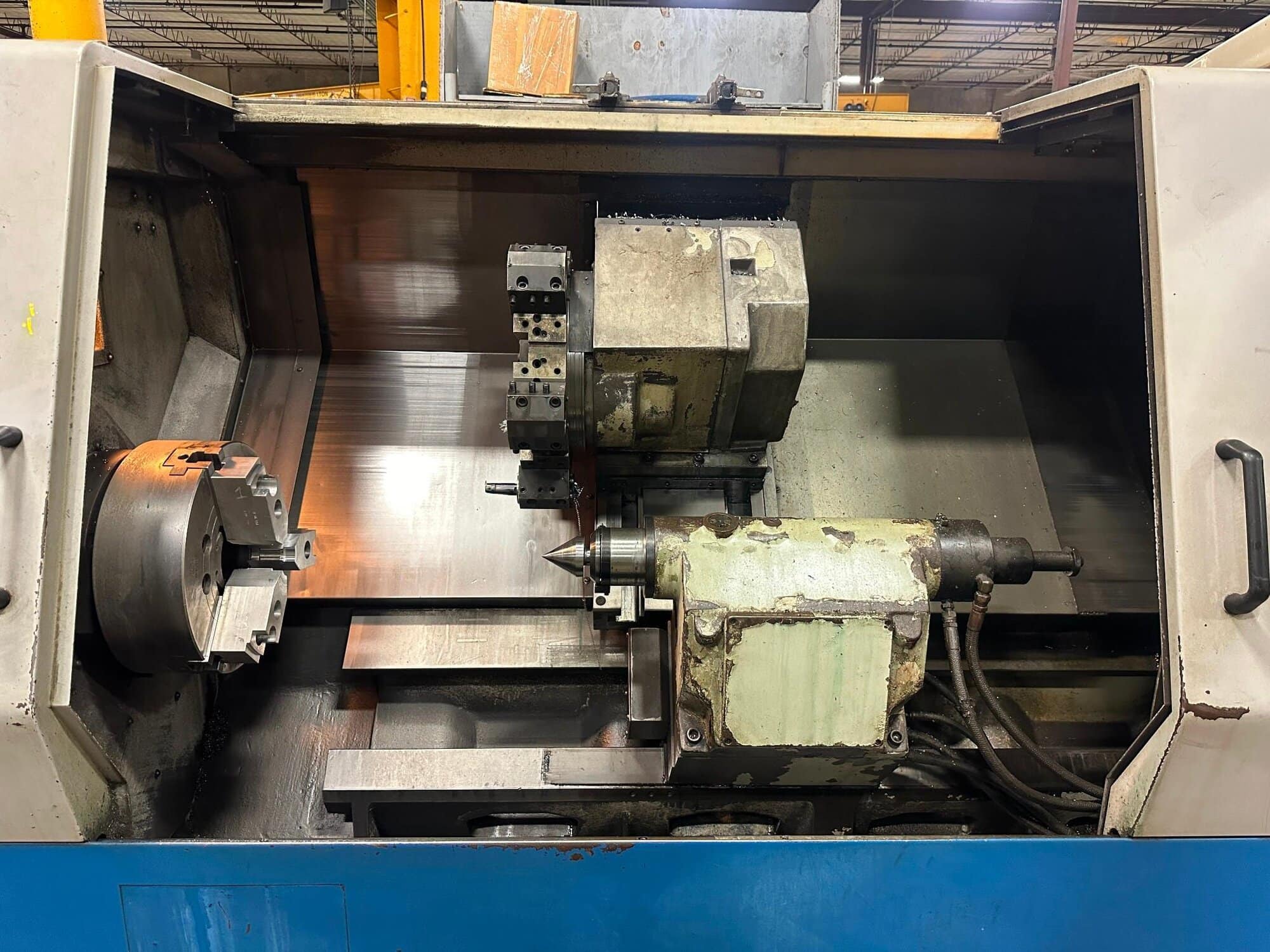 Doosan Puma 300LC CNC Lathe, 2006 - Low Hours, 15" Chuck, Chip Conveyor, Programmable Tailstock, Presetter - Image 5