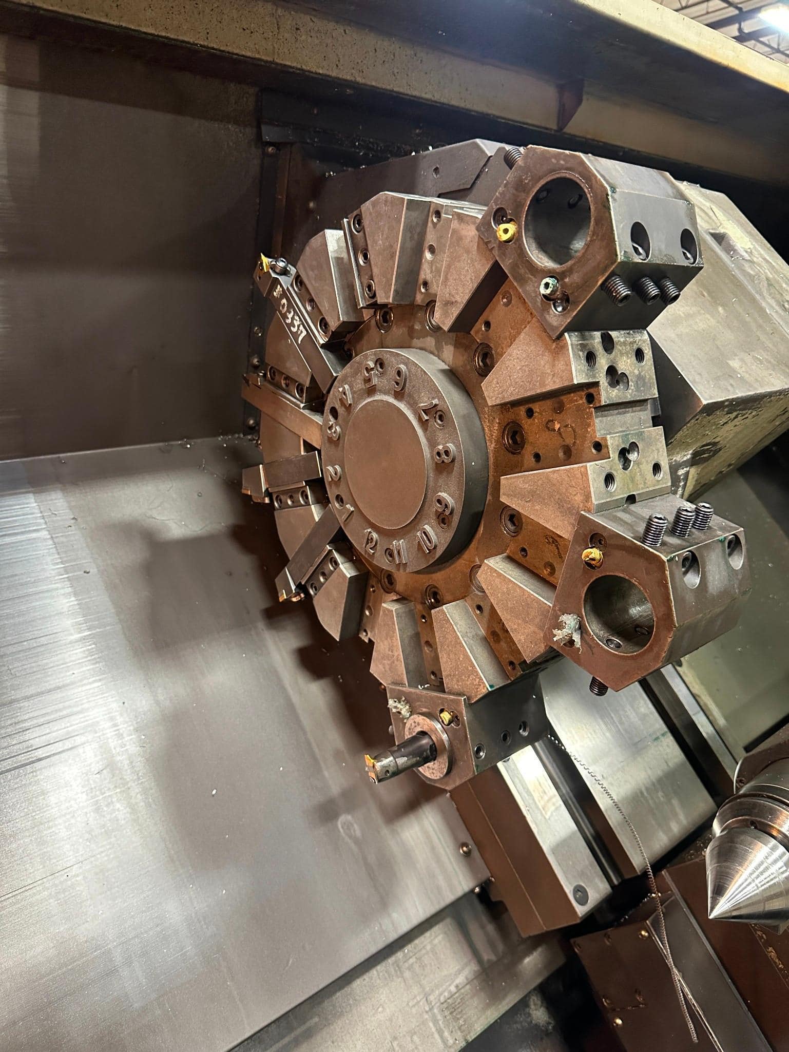Doosan Puma 300LC CNC Lathe, 2006 - Low Hours, 15" Chuck, Chip Conveyor, Programmable Tailstock, Presetter - Image 7