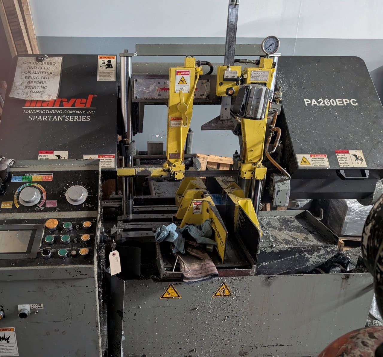 12" x 10.25" Marvel Spartan PA260EPC Horizontal Saw, 2018 - Image 8