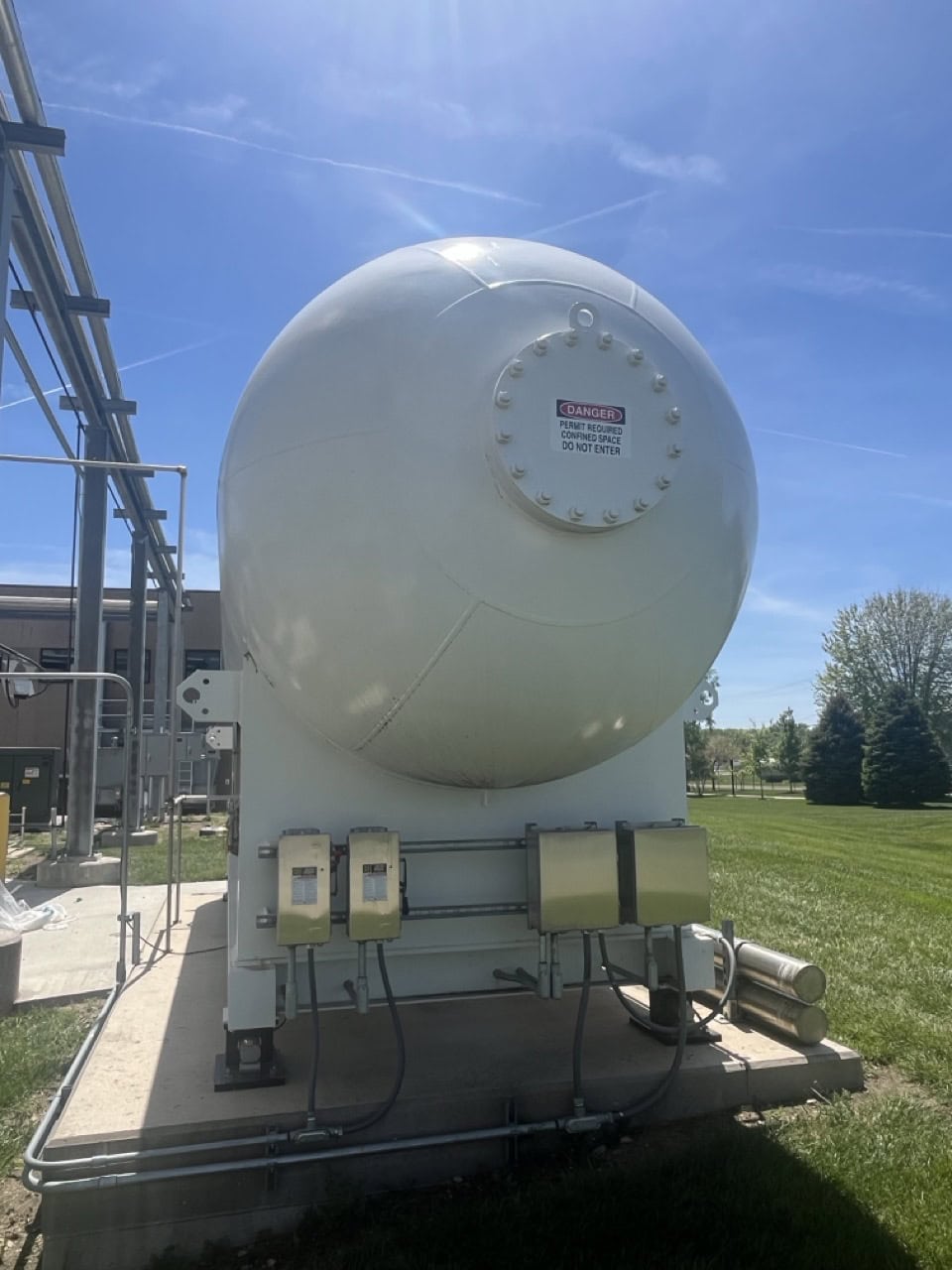 6,565‑Gallon ASME Skid‑Mounted R134a Refrigerant Storage Tank System (Pressurized 250 psig) - Image 7