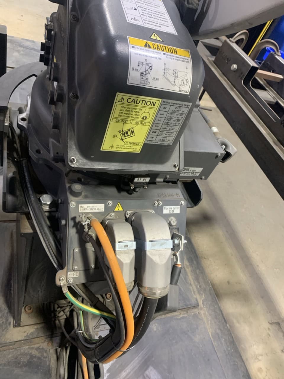 Miller Performarc PA1100SS (PA212S) Robotic Weld Cell, 2012 - Panasonic TAWERS TA-1900 Robot, 350 Amp Panasonic Dip Pulse HMIII350, Dual Light Curtains - Image 7