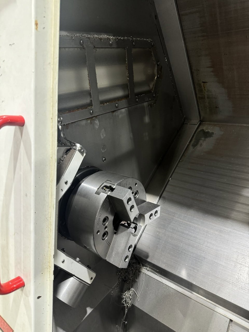 Haas HL-4 CNC Lathe, 1998 - Tool Presetter, Tailstock, Auger - Image 3